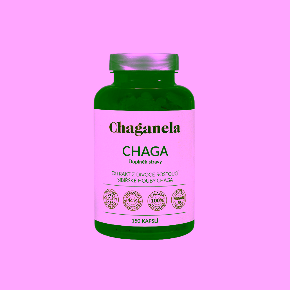 Chaganela extrakt ze sibiřské čagy v kapslích