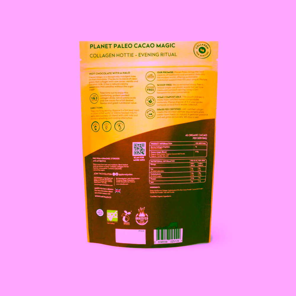 Planet Paleo Cacao Magic Kolagenová horká čokoláda