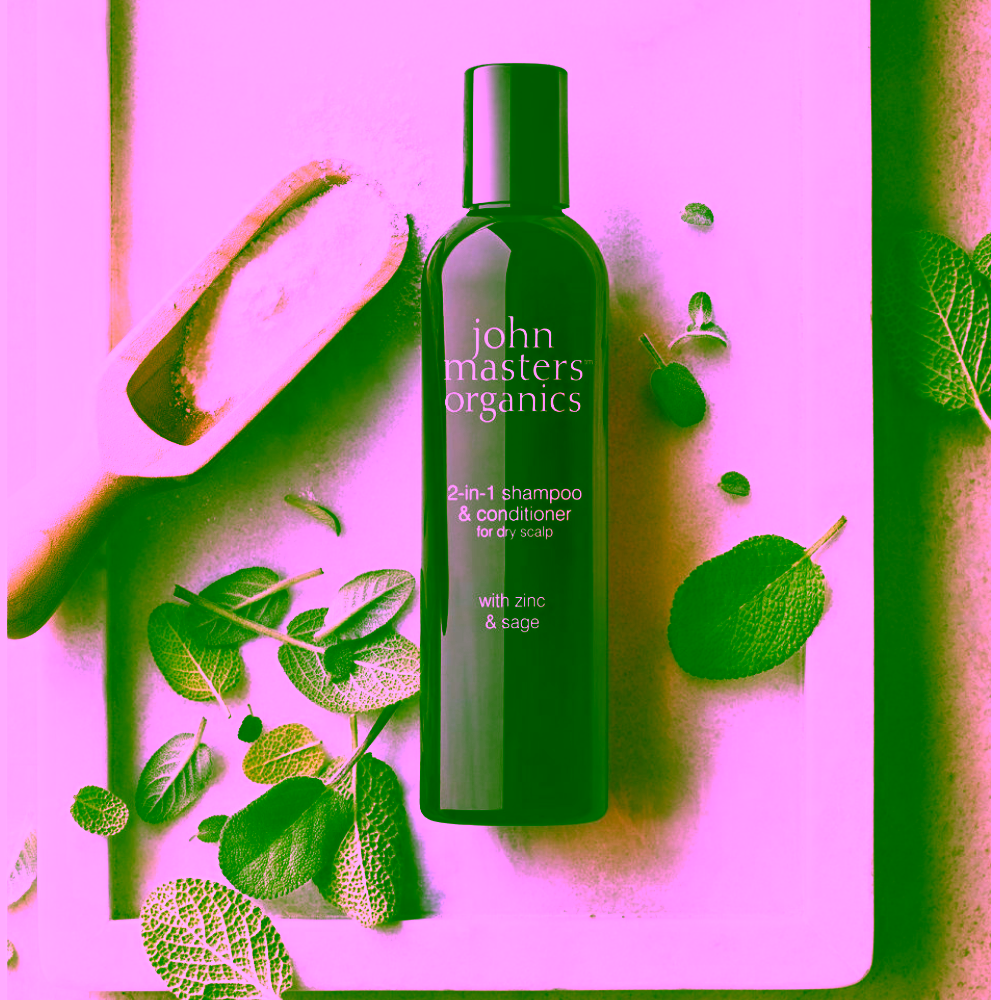 John Masters Organics šampon a kondicionér 2v1 se zinkem a šalvějí Scalp Conditioning Shampoo with Zinc & Sage