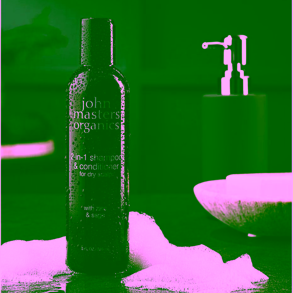 John Masters Organics šampon a kondicionér 2v1 se zinkem a šalvějí Scalp Conditioning Shampoo with Zinc & Sage