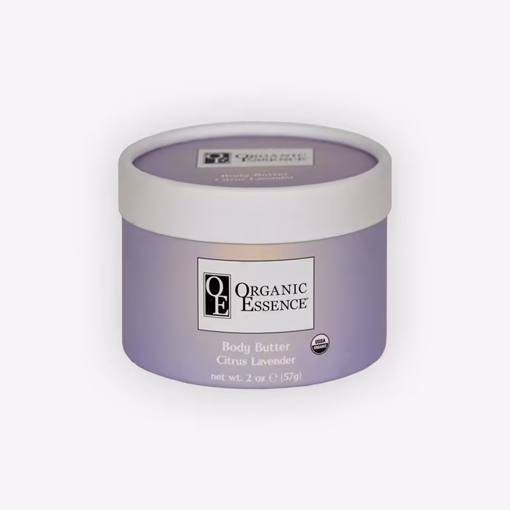 Organic Essence Body Butter mangové máslo s oleji z babassu palmy a čajovníku citrusy a levandule