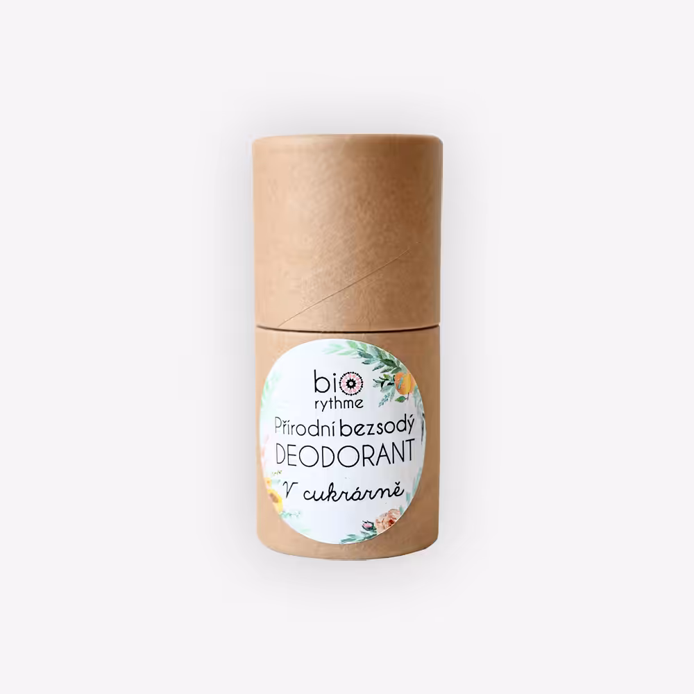 Biorythme přírodní bezsodý deodorant V cukrárně v papírovém obalu