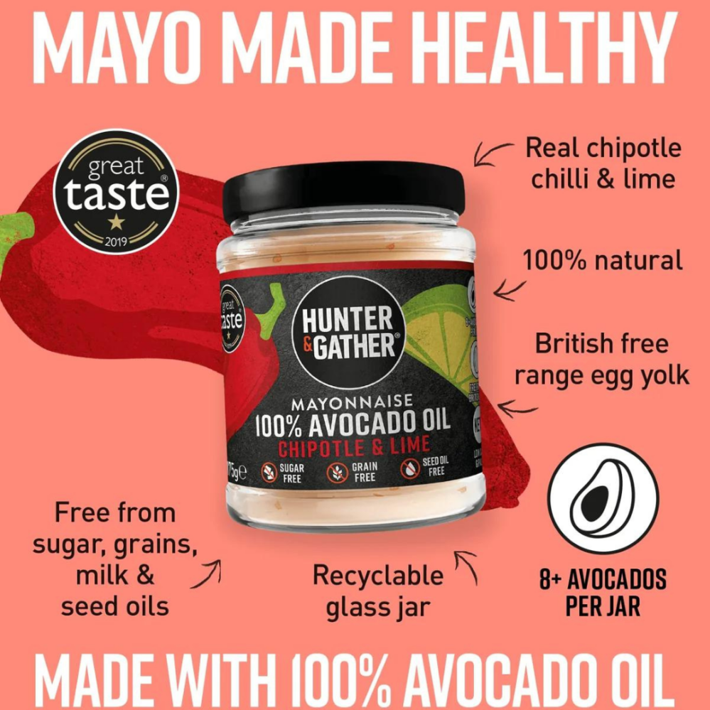 Hunter & Gather Avokádová majonéza Chipotle a limetka