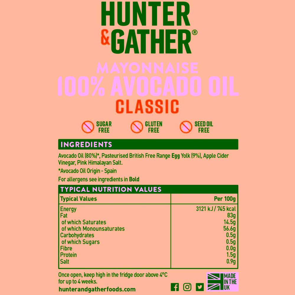 Hunter & Gather Avokádová majonéza Classic