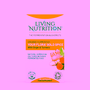 Living Nutrition Symbiotika Gold Spice s bio kurkumou a bio zázvorem