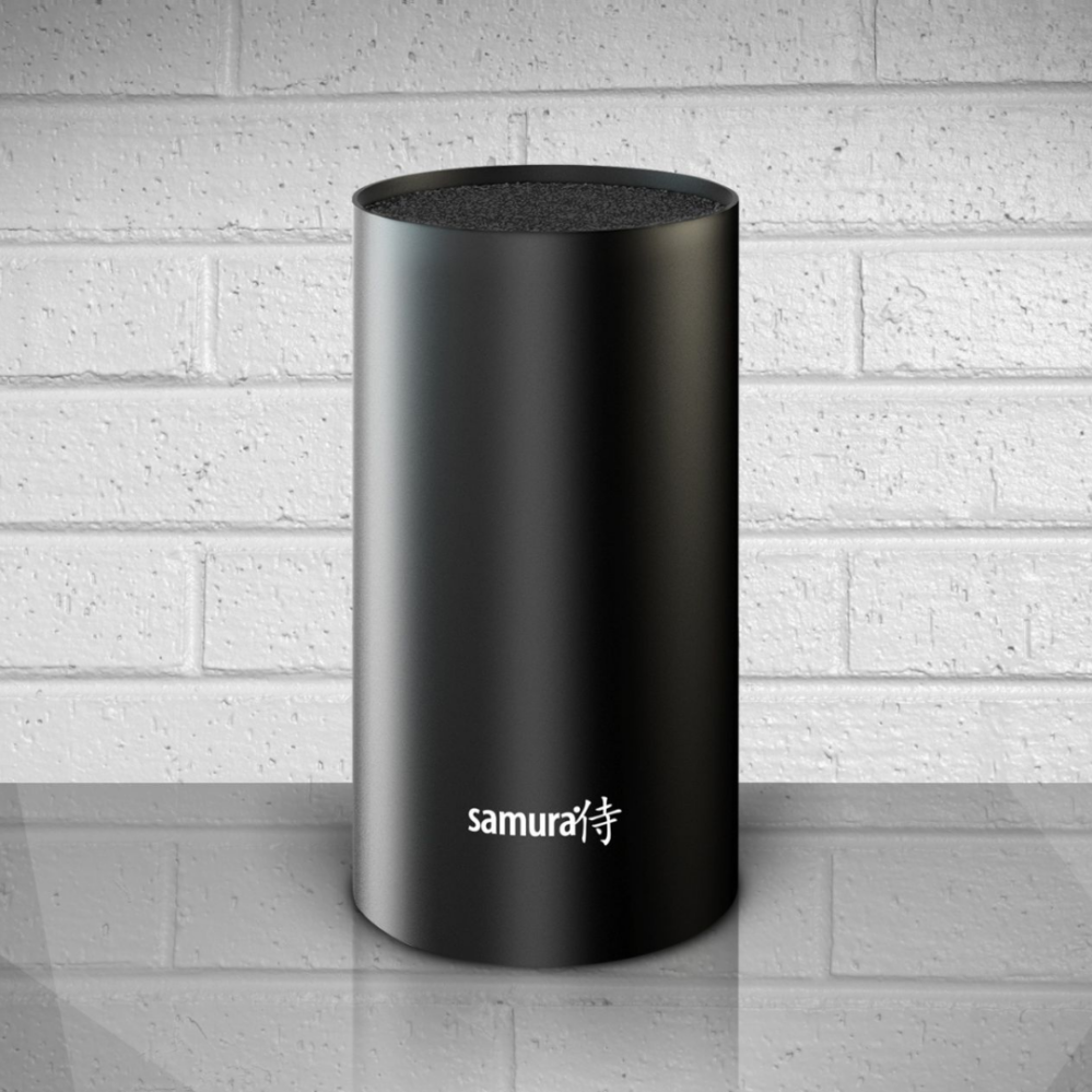 Samura stojan na nože se štětinami v černé barvě