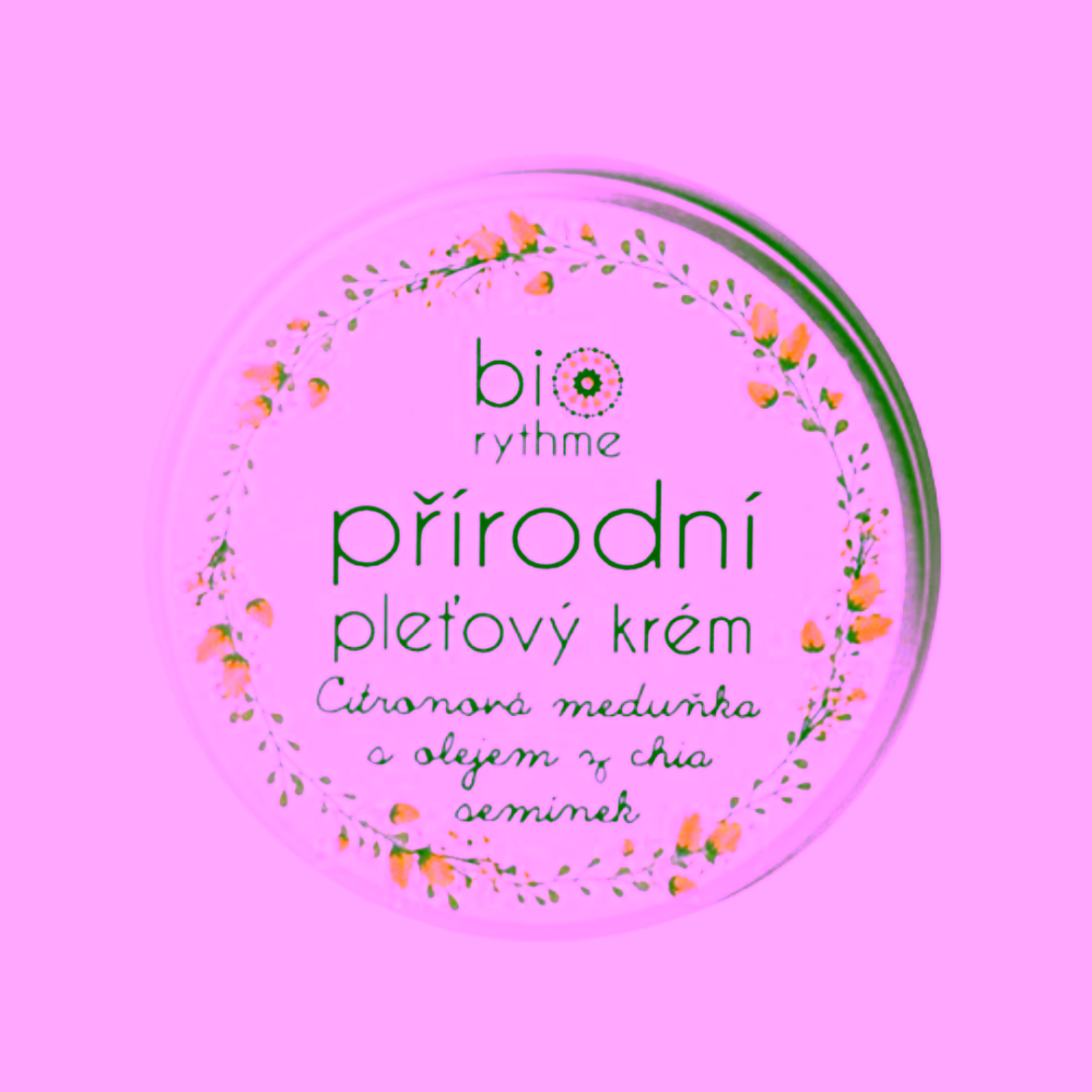 Biorythme přírodní krém na mastnou pleť Citronová meduňka, bio chia olej