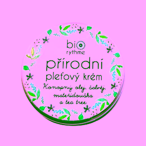 Biorythme přírodní krém "Anti-pupínek" Konopný olej, šalvěj, mateřídouška a tea tree