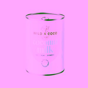 Wild & Coco Bio kokosové mléko 17 % tuku