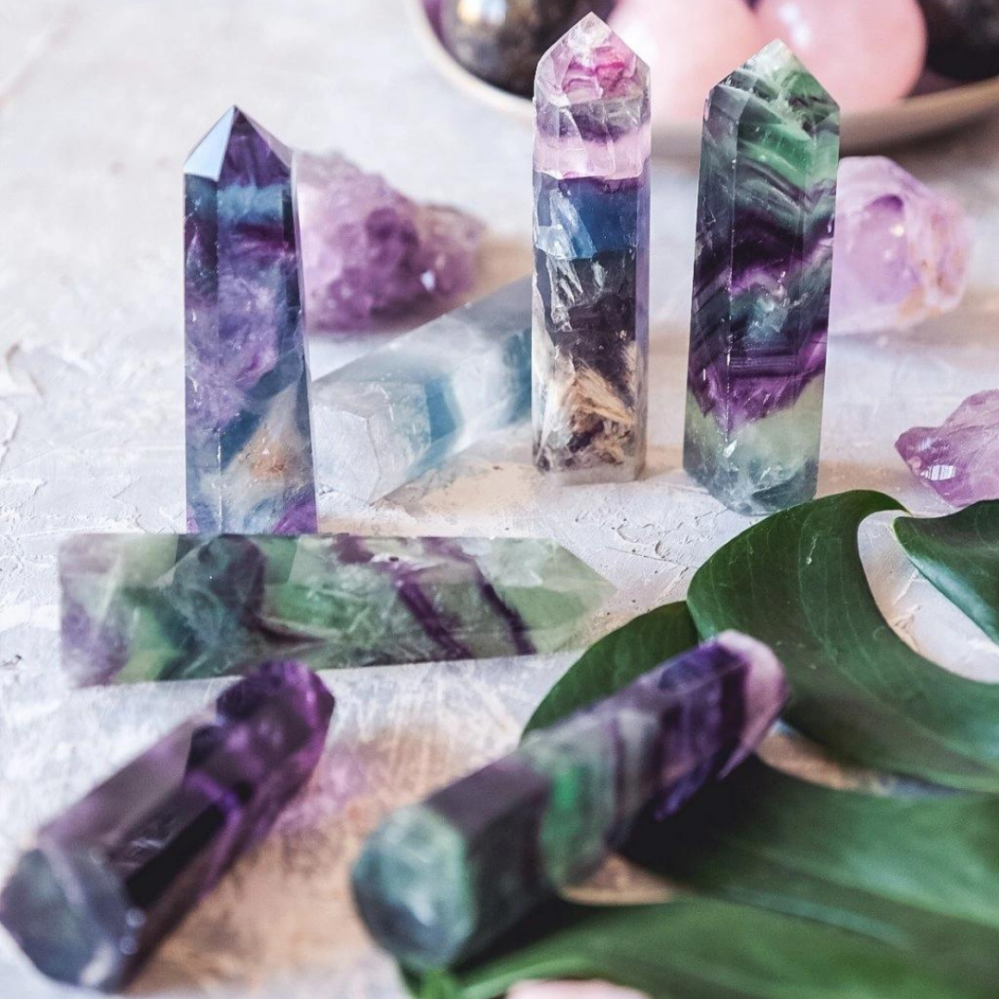 Yoga Day Fluoritový obelisk