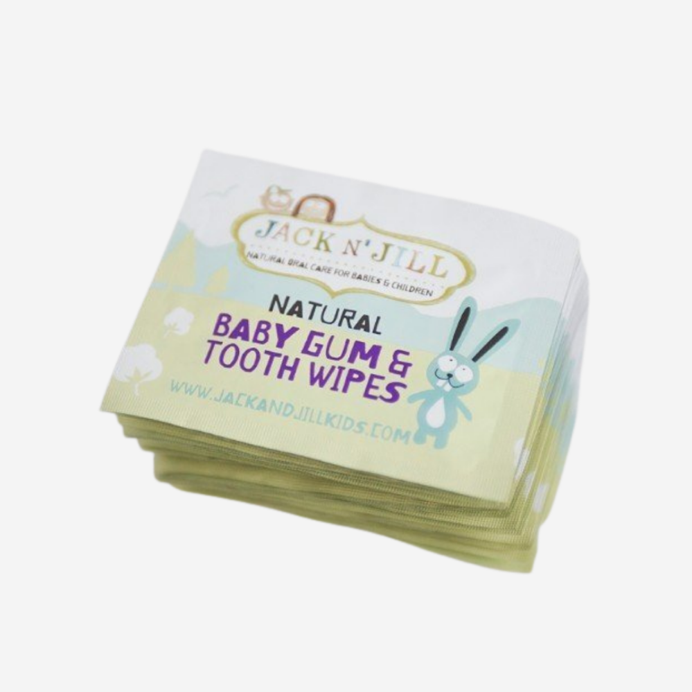 Jack N' Jill dětské vlhčené ubrousky na dásně a zoubky