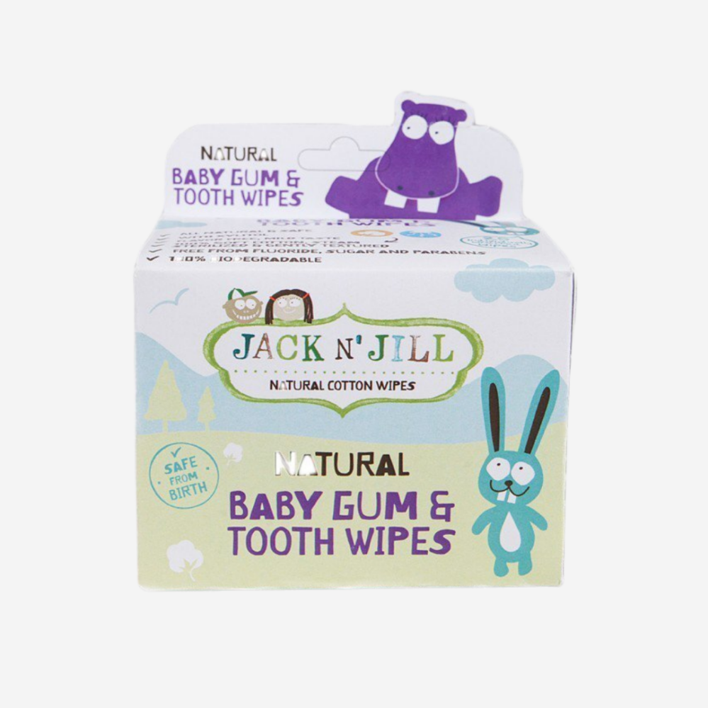 Jack N' Jill dětské vlhčené ubrousky na dásně a zoubky