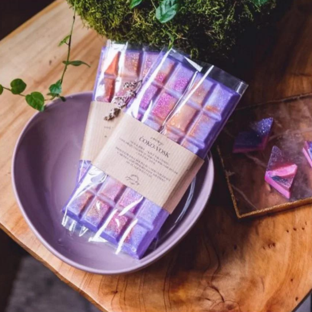 Yoga Day Voňavý čoko-vosk pomeranč s levandulí