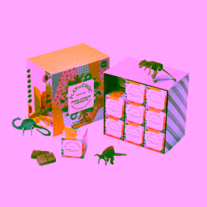 PLAYin CHOC Organic čokoláda s hračkou Dinosauři
