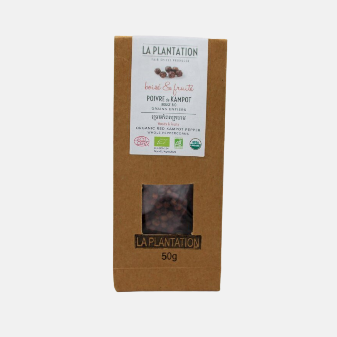 La Plantation Bio Kampotský pepř červený pytlík