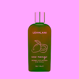 Leahlani Coco Mango Infusion třpytící tropický hedvábný olej