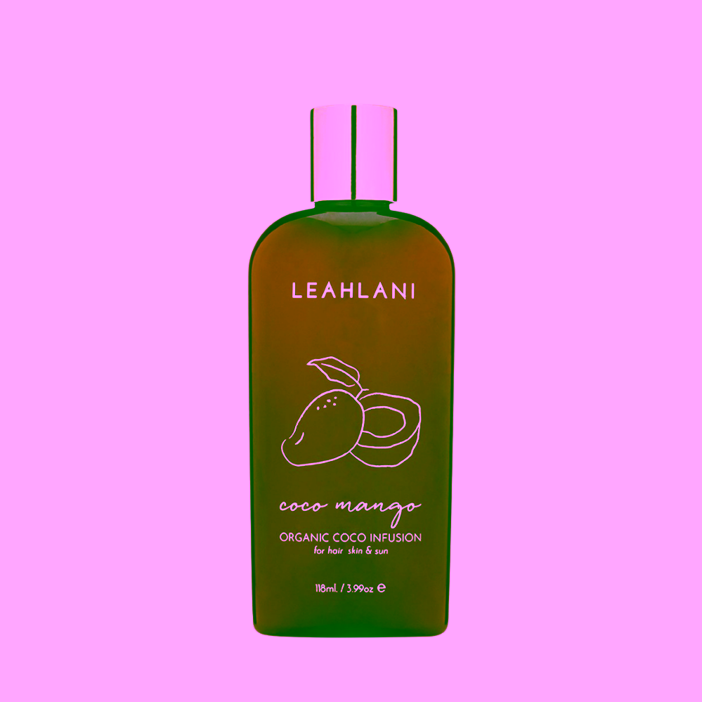 Leahlani Coco Mango Infusion třpytící tropický hedvábný olej