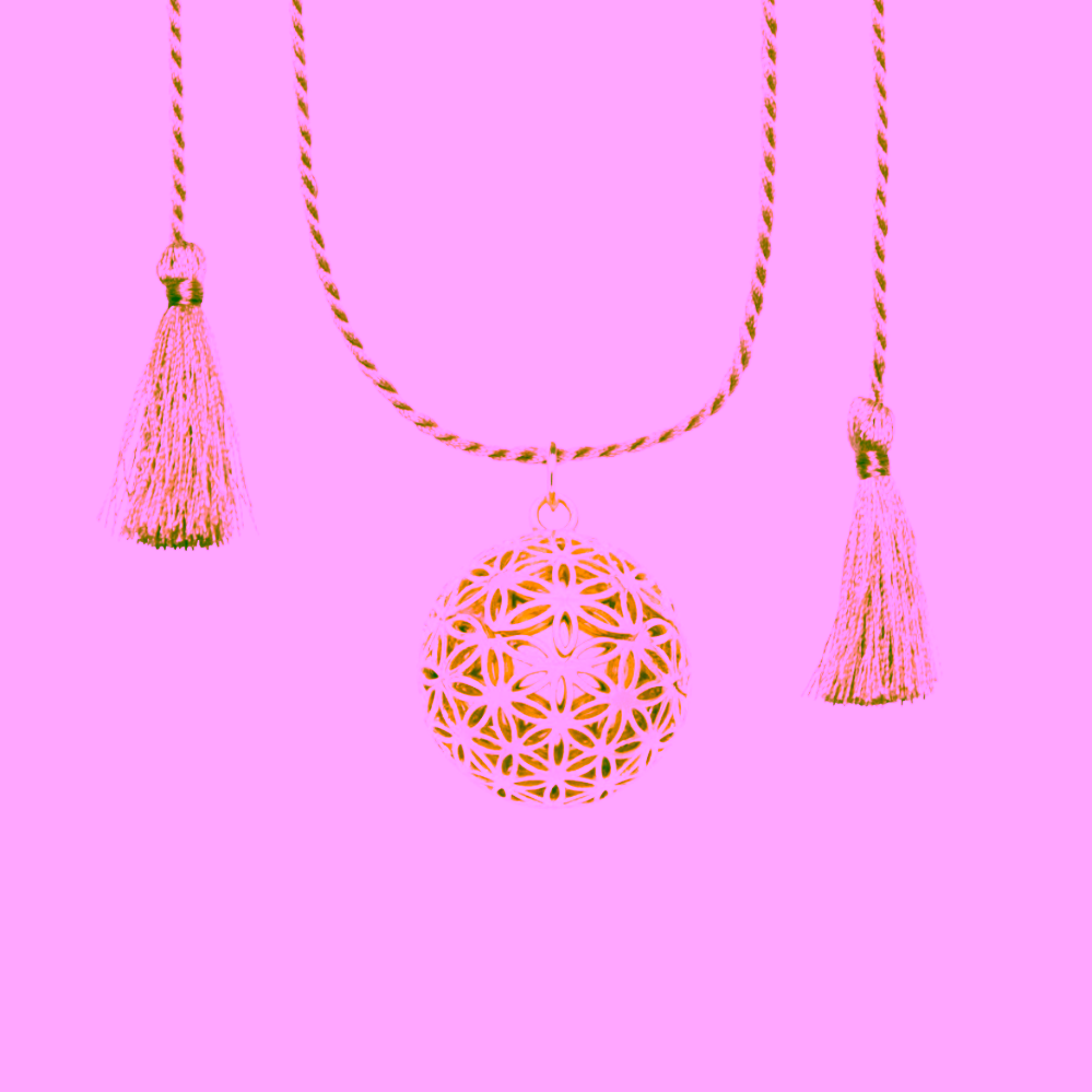 Ilado Flower Of Life Pregnancy Necklace těhotenská bola