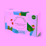 PLAYin CHOC Organic zimní sada 6 ks čokolády s hračkou