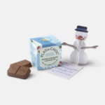 PLAYin CHOC Organic zimní sada 6 ks čokolády s hračkou