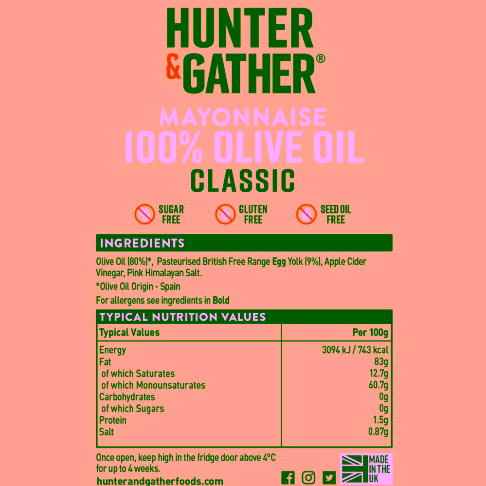 Hunter & Gather majonéza z olivového oleje