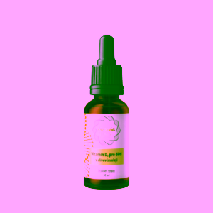 Puravia Labs vitamín D3 pro děti v olivovém oleji
