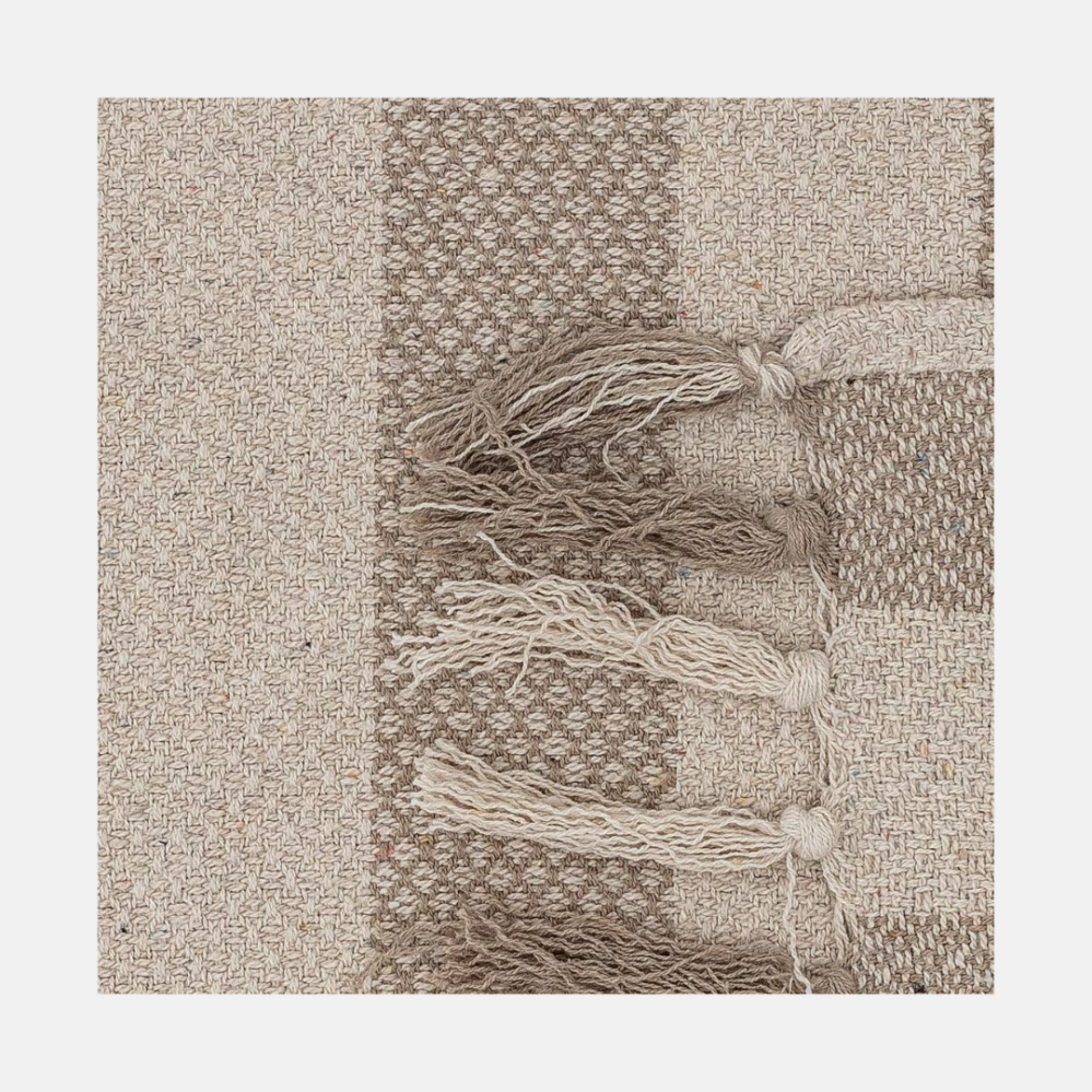 Bloomingville Eden přehoz na postel z recyklované bavlny