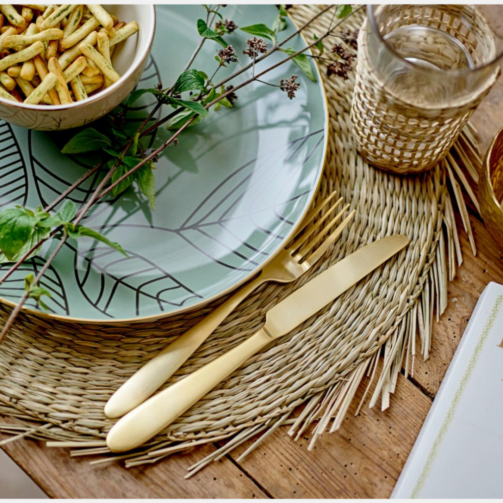 Bloomingville Frea zlaté příbory z nerezové oceli