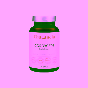 Chaganela Extrakt z houby Cordyceps 60 kapslí