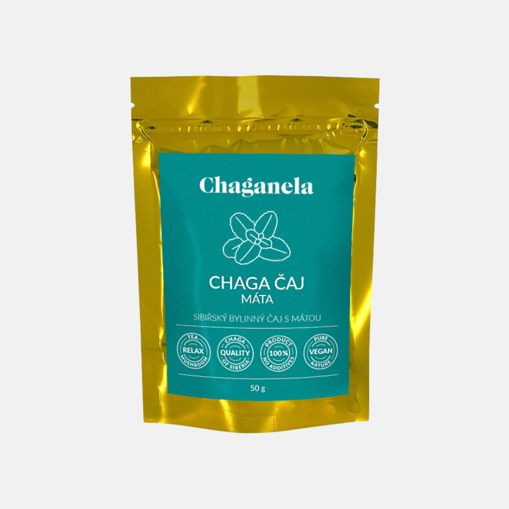 Chaganela Sibiřský čagový čaj s mátou