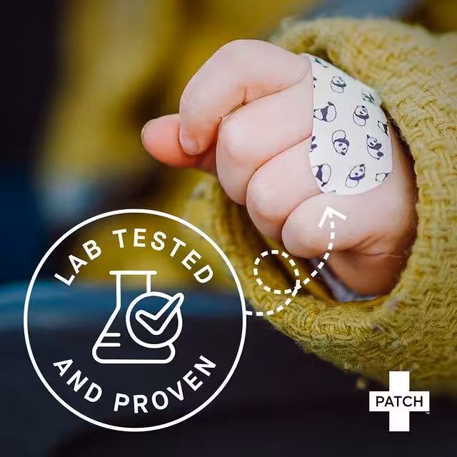 Patch Bambusové široké náplasti s Kokosovým olejem pro děti