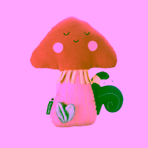 Moulin Roty hrací mušelínová Houbička