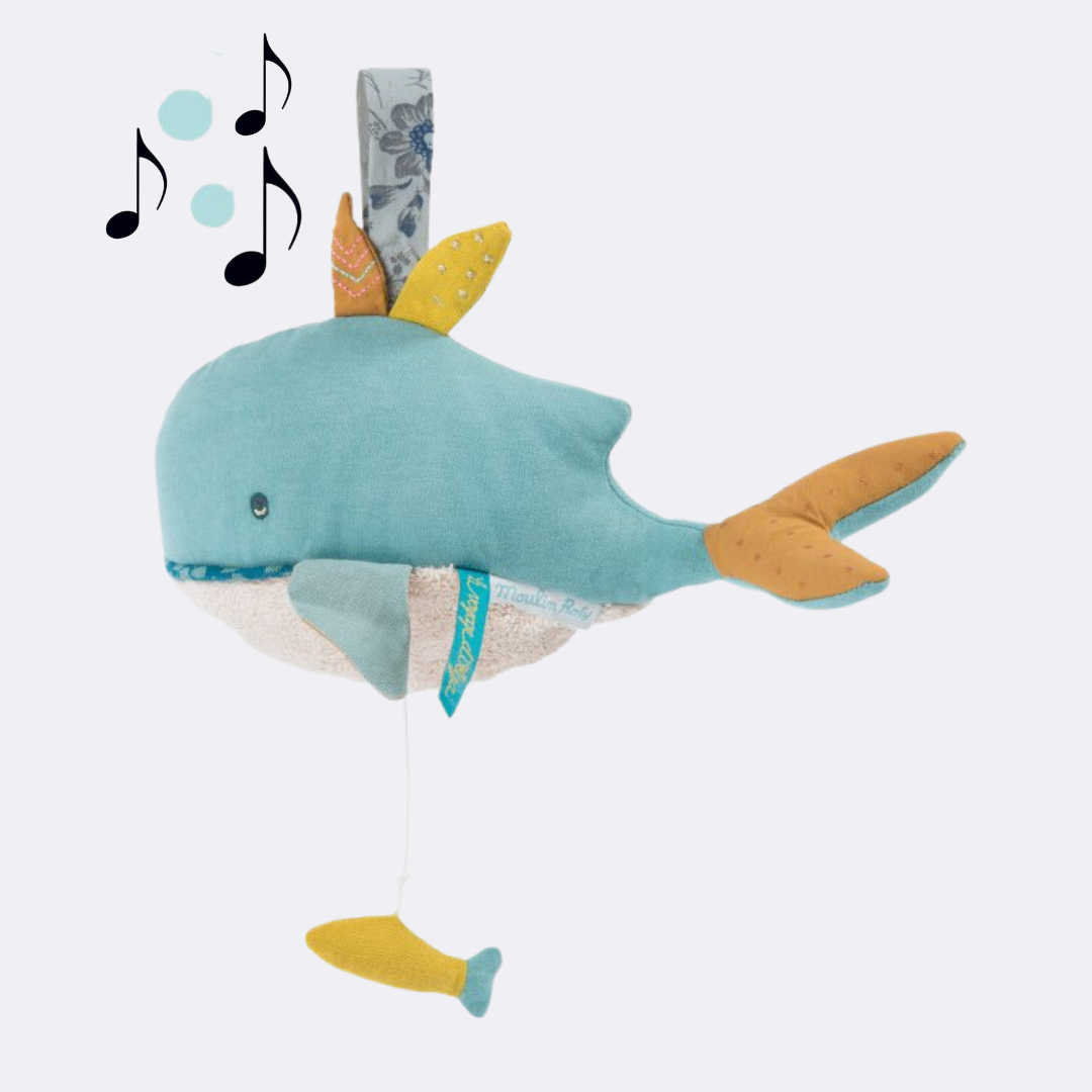 Moulin Roty hrací závěsná velryba