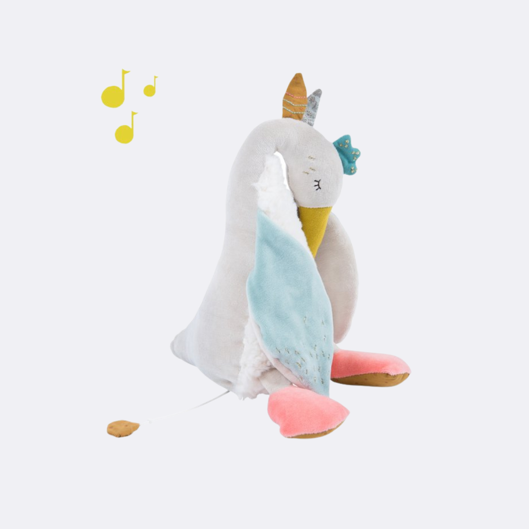 Moulin Roty hrací plyšová husa Olga