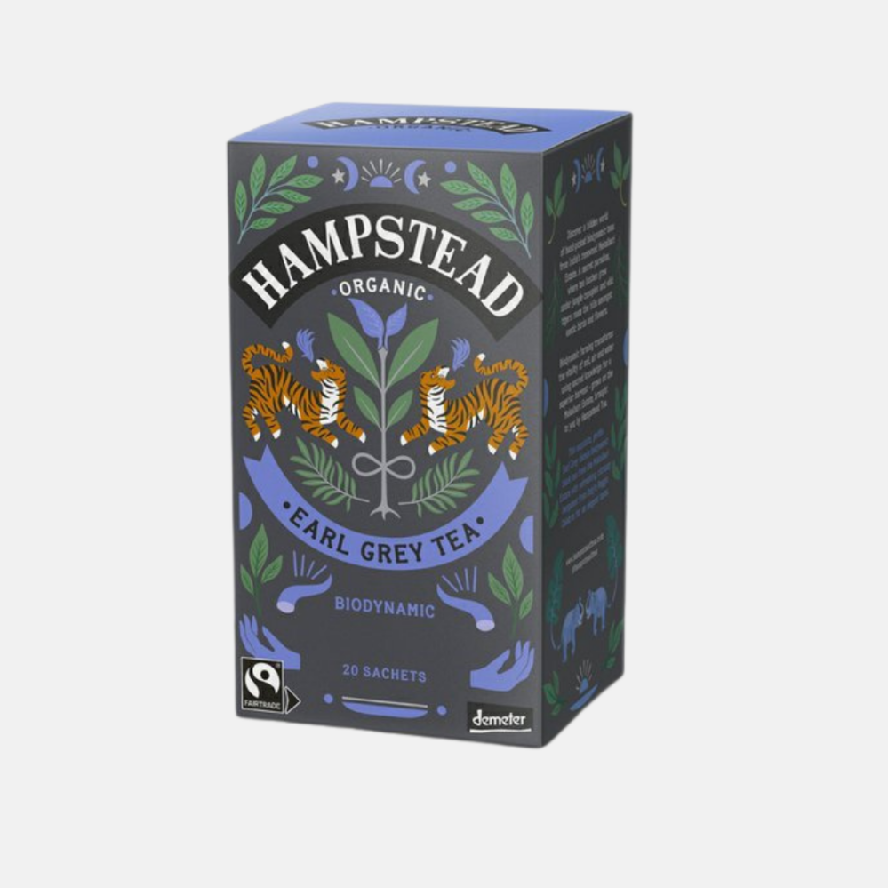 Hampstead Tea London BIO černý čaj s bergamotem Earl Grey 20 ks