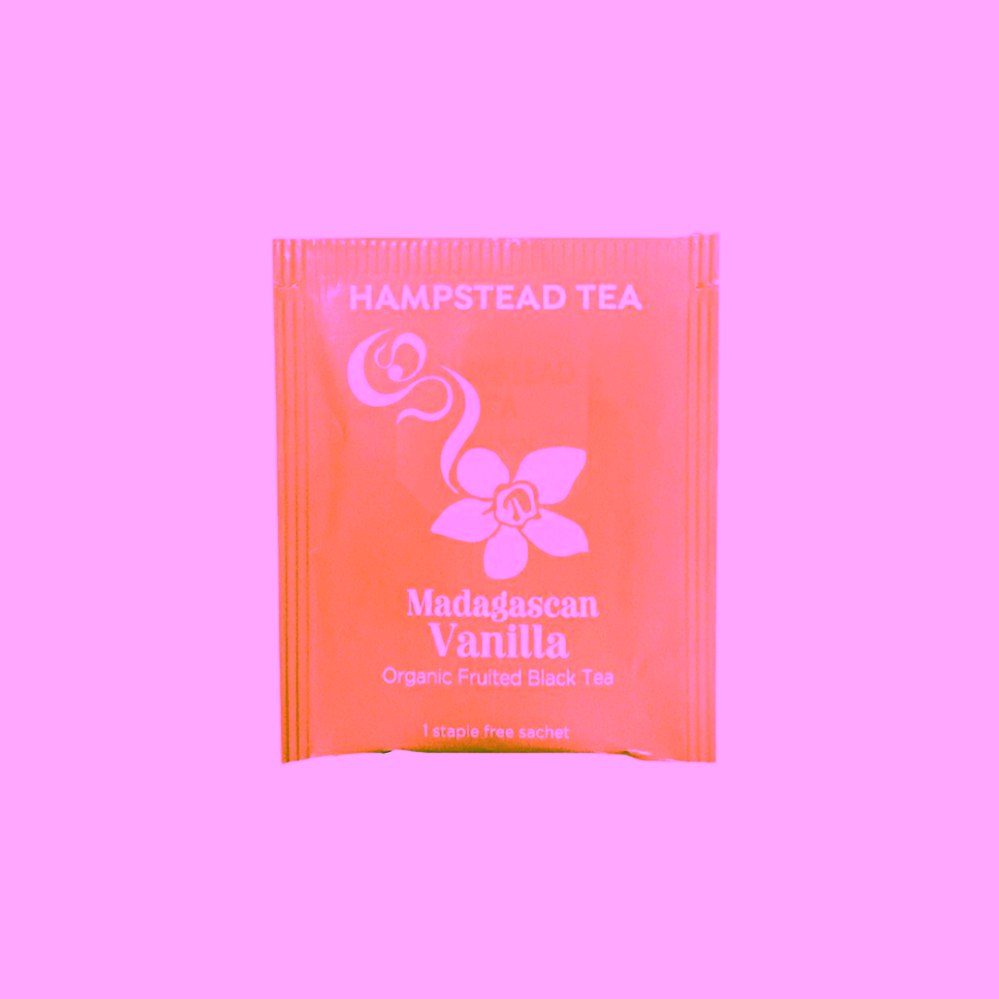 Hampstead Tea London BIO černý čaj s madagaskarskou vanilkou 20 ks