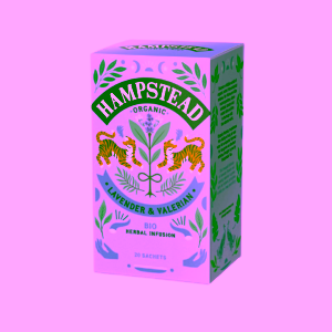 Hampstead Tea London BIO bylinný čaj s levandulí a kozlíkem 20 ks