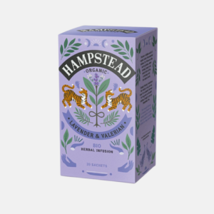 Hampstead Tea London BIO bylinný čaj s levandulí a kozlíkem 20 ks