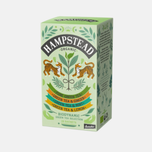 Hampstead Tea London BIO selekce zelených čajů 20 ks