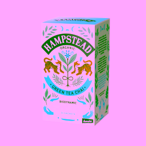 Hampstead Tea London BIO Chai zelený detoxikační čaj s orientálním kořením 20 ks