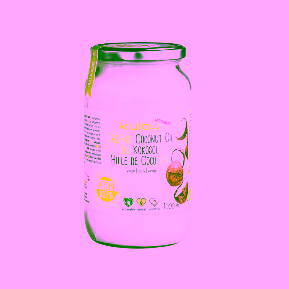 Kulau 100% BIO panenský kokosový olej raw 1000 ml