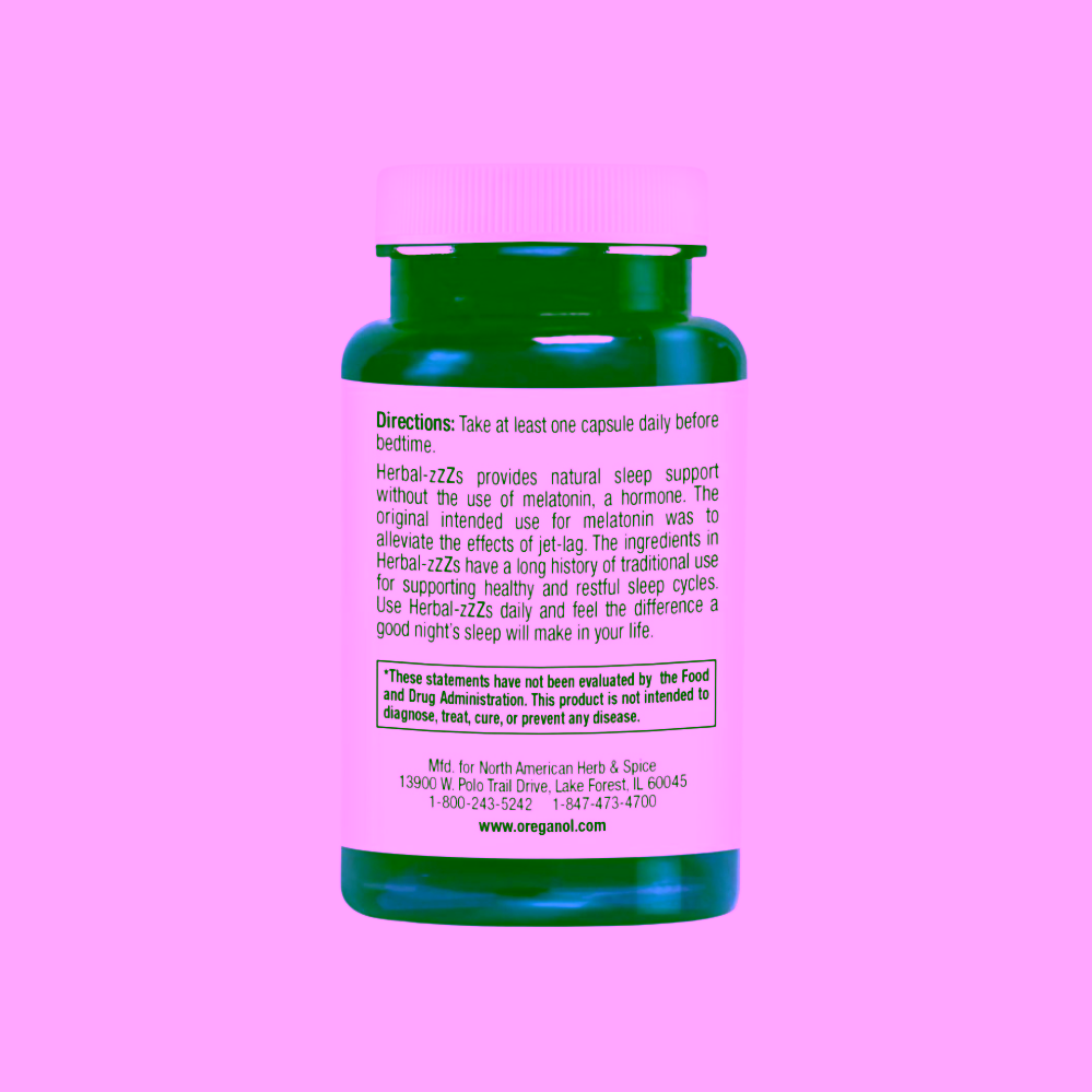 NAHS Herbal-zZZs přírodní adaptogenní směs bez melatoninu
