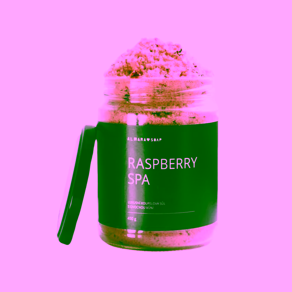 Almarasoap sůl do koupele Raspberry Spa