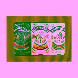 Hampstead Tea London Dárkový balíček selekcí BIO bylinných, zelených a černých čajů ZLEVNĚNO