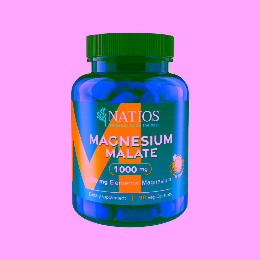 Natios Magnesium Malate 1000 mg + B6