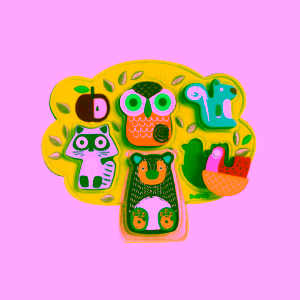 Djeco Vkládací puzzle Oski