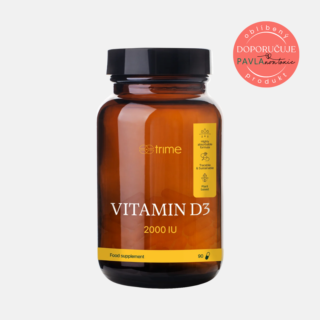Trime Vitamín D3 cholekalciferol 2000 IU 90 kapslí
