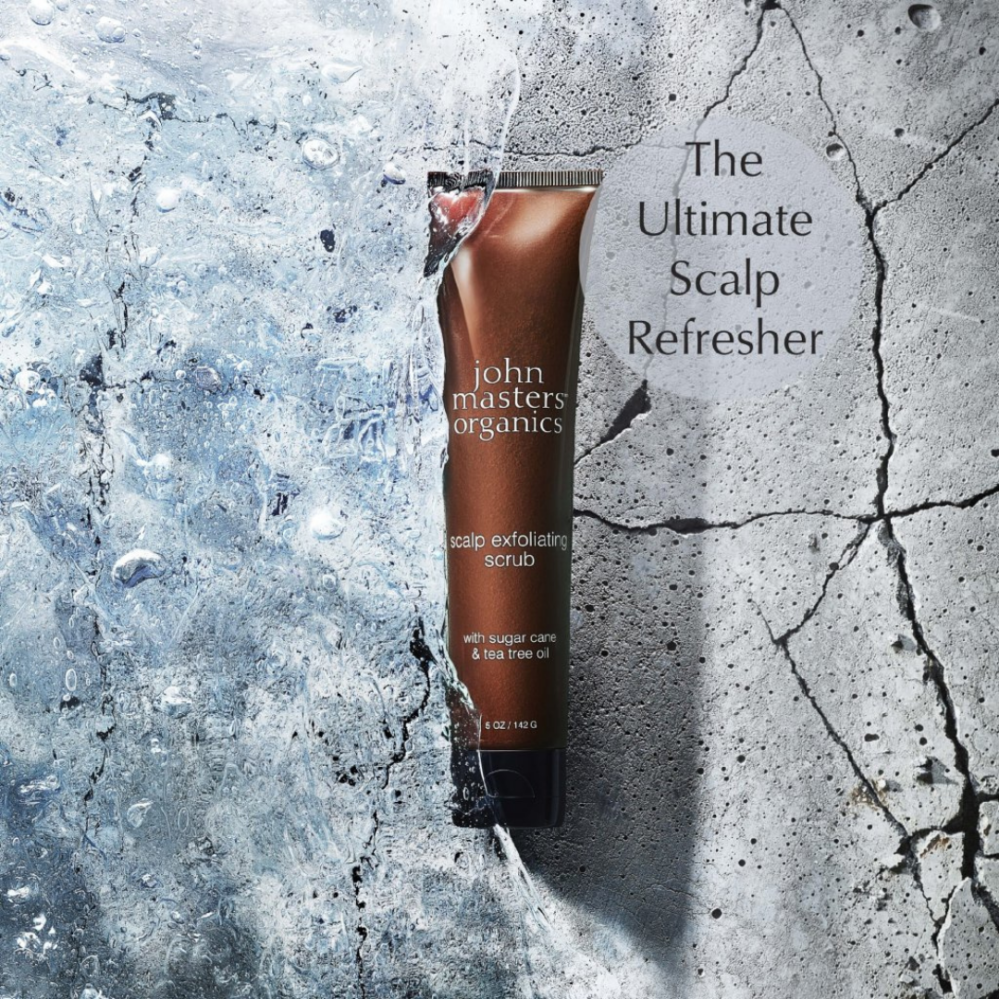 John Masters Organics Čistící peeling pro vlasovou pokožku - růst a zdraví vlasů Scalp Exfoliating Scrub