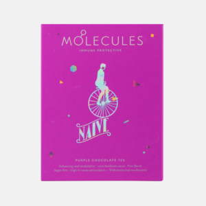 Naive fialová bioaktivní čokoláda bez cukru 72 % imunne molecules 20 g