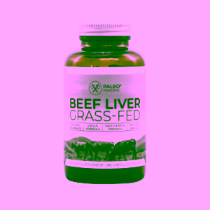 Paleo Powders Hovězí játra grass-fed beef liver